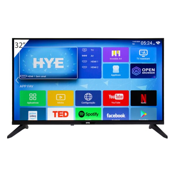 TV SMART LED 32" HYE HYE32ATHY HD HDMI ANDROID