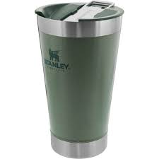 VASO STANLEY CLASSIC BEER PINT C/ABRIDOR 473ML VERDE
