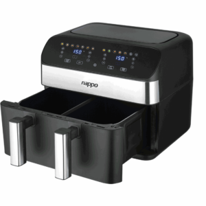 FREIDORA DIGITAL SIN ACEITE NAPPO DOBLE CRISPPRO 9L NEF-238