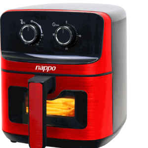 FREIDORA SIN ACEITE NAPPO EASYFRY 4,5L ROJO Y NEGRO NEF-214