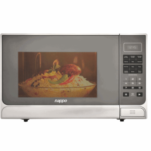 MICROONDAS NAPPO 28L PLATEADO C/VIDRIO REFLEC