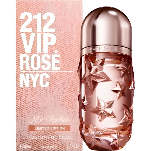 PERFUME CAROLINA H.212 VIP ROSE RODEO FEM 80ML EDP 8888