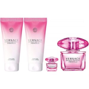 PERFUME VERSACE KIT BRIGHT CRYSTAL ABSOLU FEM 90+5ML/100+100ML 9814