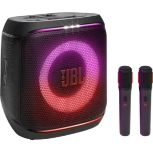 SPEAKER JBL PARTY BOX ENCORE 2 C/2 MICROFONO BIVOLT BLACK NEW