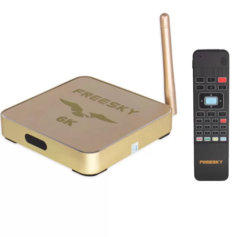 RECEPTOR FREESKY TV 6K FTA 2/16GB RED