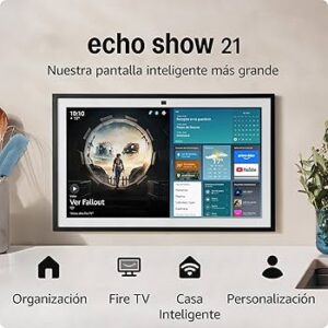 AMAZON ECHO SHOW 21" 1RA GEN SMART DISPLAY FIRE TV CHARCOAL