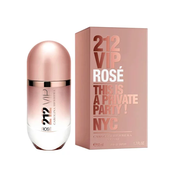 PERFUME CAROLINA H.212 VIP ROSE ELIXIR FEM EDP 50ML 3499